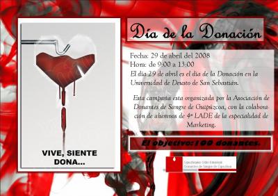 &iexcl;Dona sangre !